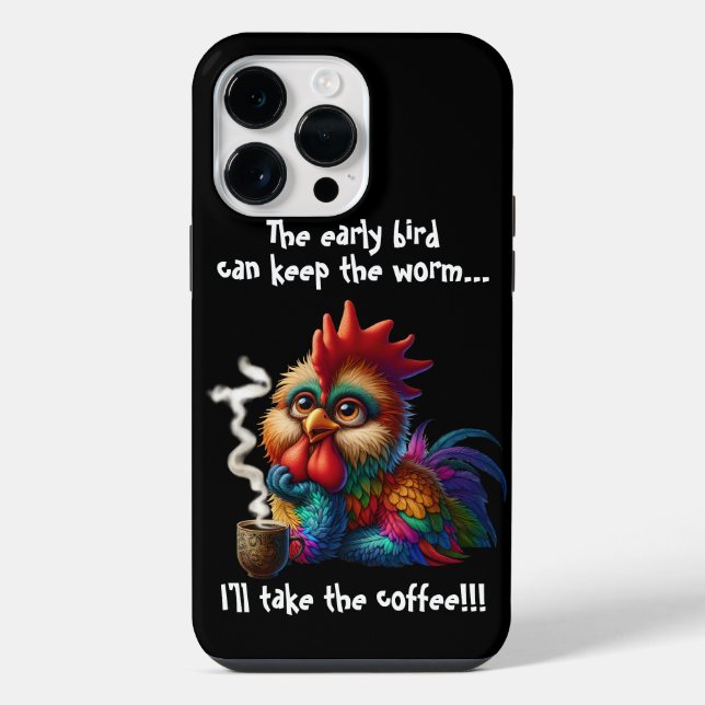 Funda Para iPhone Me tomaré el café (Reverso )