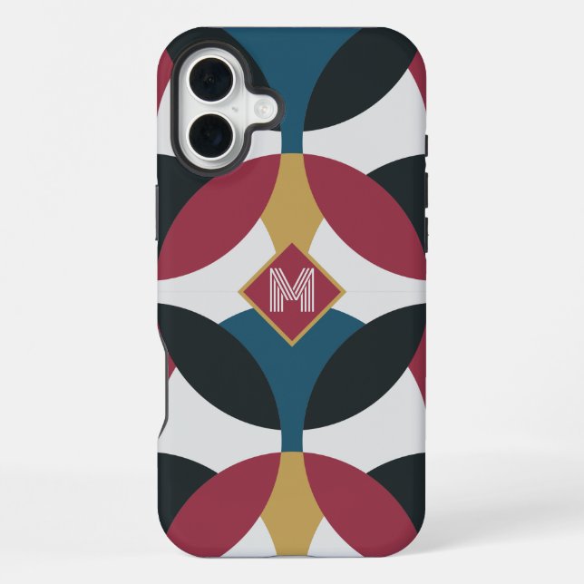 Funda Para iPhone Medias Lunas Modernas (Reverso )