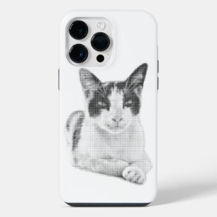 Funda Para iPhone 14 Pro Max Medio tono calicó retro