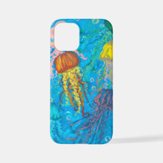 Funda Para iPhone 12 Mini medusas, océano, mar