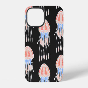 Funda Para iPhone 12 Medusas pintadas a mano, vibrante patrón vintage.