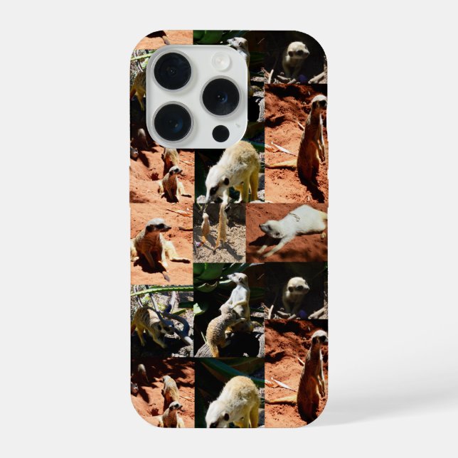 Funda Para iPhone Meerkat Collection Photo Collage, (Reverso )