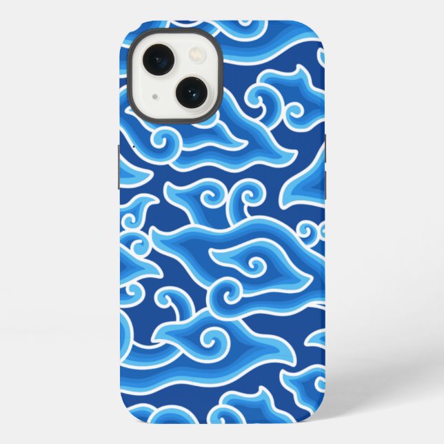 Funda Para iPhone Mega nublado (Reverso )