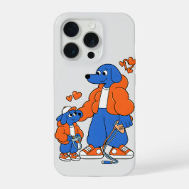 Mejores amigos: dúo de perro azul padre e hijo (Na