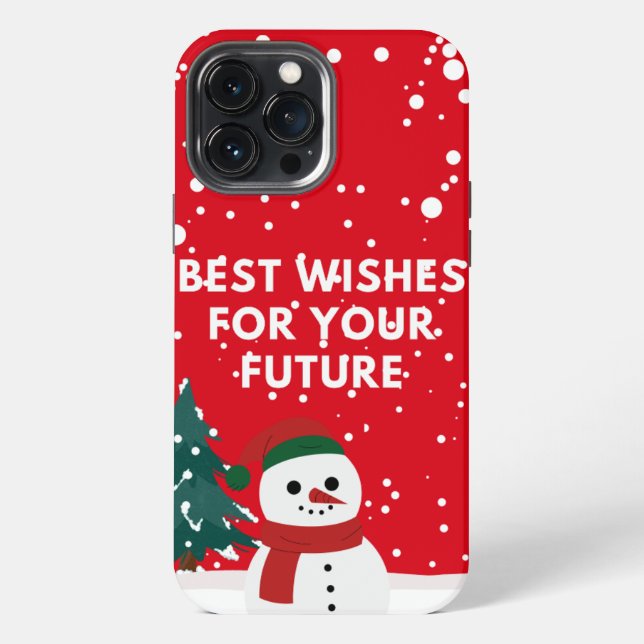 Funda Para iPhone mejores deseos para tu futuro  (Reverso )