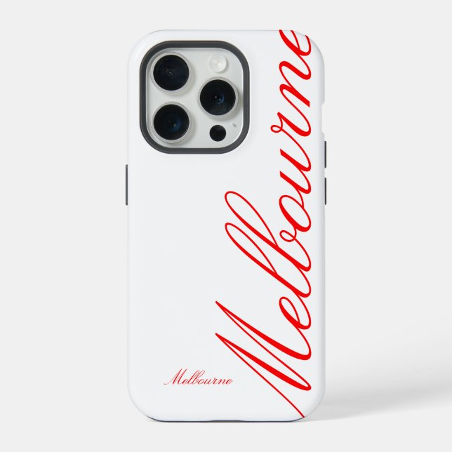 Funda Para iPhone Melbourne - hermoso estuche para iPhone (Reverso )