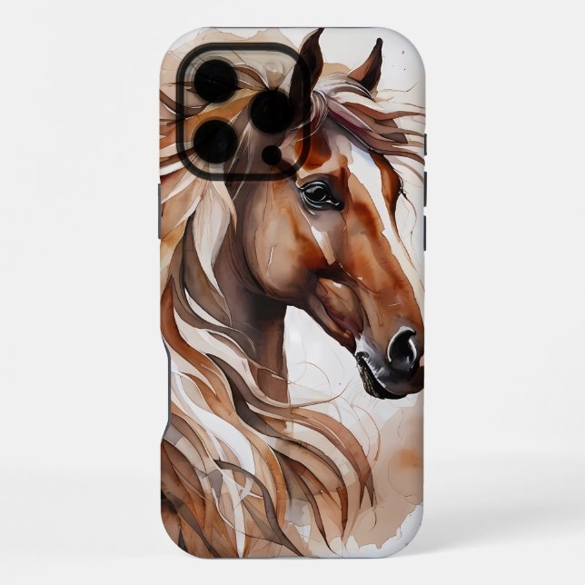 Funda Para iPhone  Melena Majestuosa (Reverso )