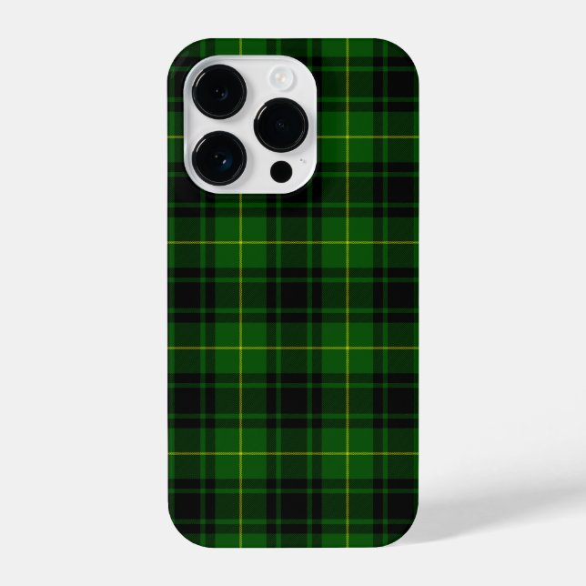 Funda Para iPhone Melocotonería tartan de MacArthur (Reverso )