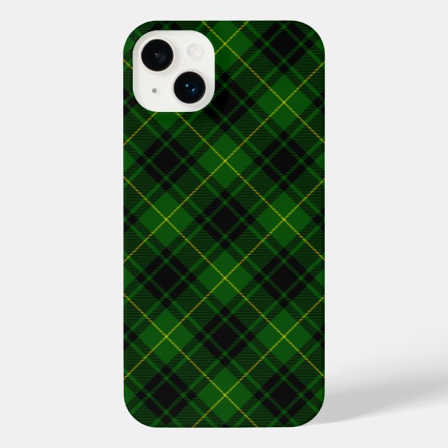 Funda Para iPhone Melocotonería tartan de MacArthur (Reverso )