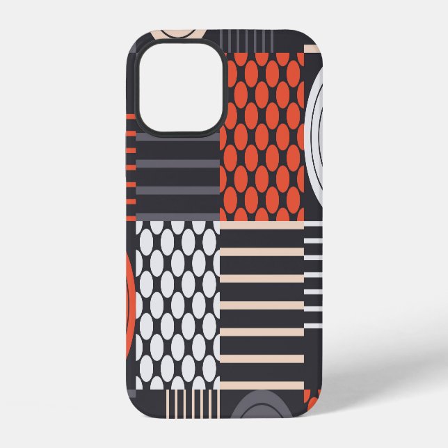 Funda Para iPhone Memphis Magia: Diversión de Estandarte Geométrico (Reverso )