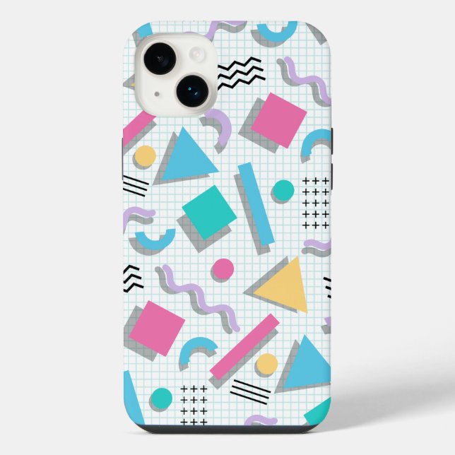 Funda Para iPhone Memphis Shapes (Reverso)