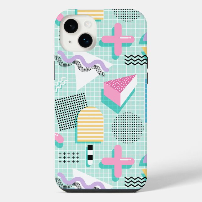 Funda Para iPhone Memphis Sweet Candies (Reverso)