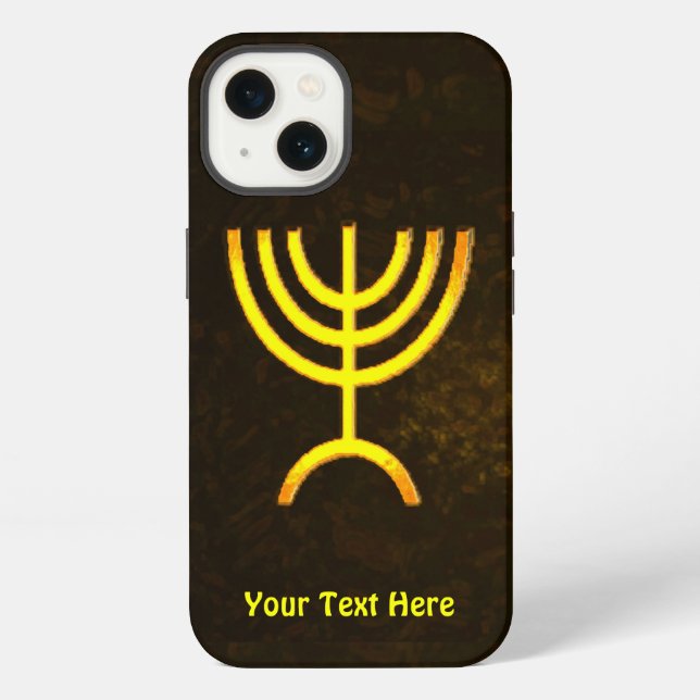 Funda Para iPhone Menorah Flame (Reverso )