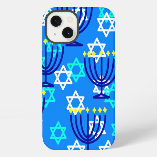 Funda Para iPhone Menorás de Janucá (Reverso )