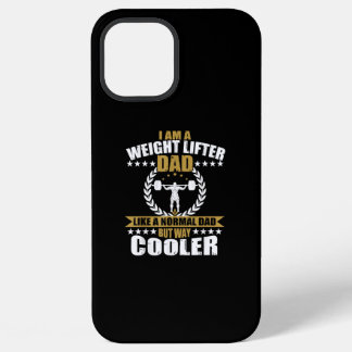 Funda Para iPhone 12 Pro Max Mens Great Weightlifter Dad Dad Gift Papa Gym T-Sh