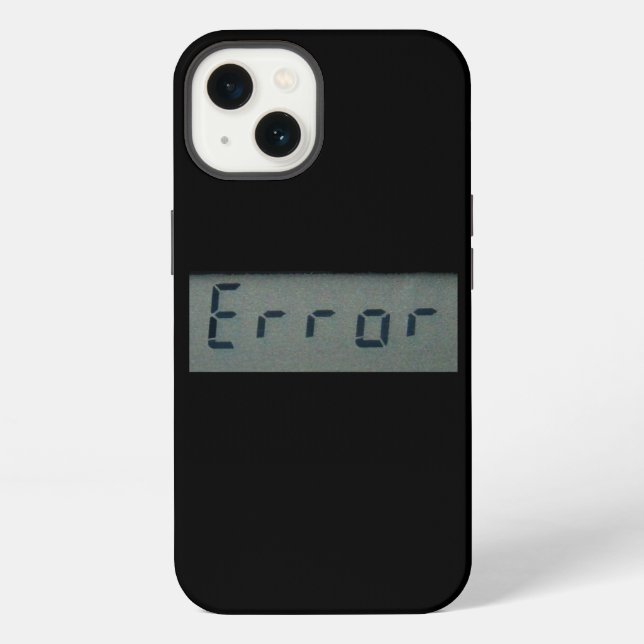 Funda Para iPhone Mensaje de error electrónico (Reverso )