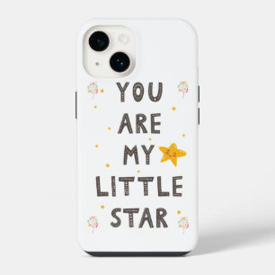 Funda Para iPhone 14 Mensajes con el Corazón para Padres e Hijos