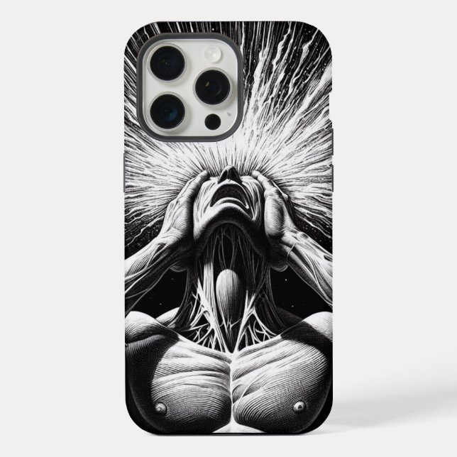 Funda Para iPhone Mente destrozada (Reverso )