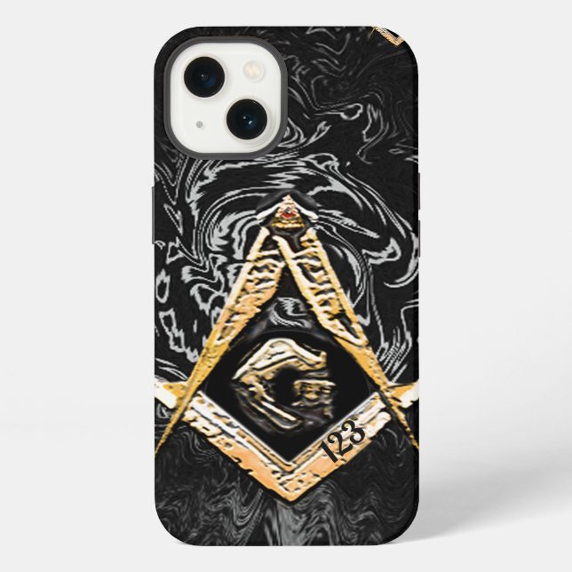 Funda Para iPhone Mentes Masónicas (YellowishSwish) (Reverso )