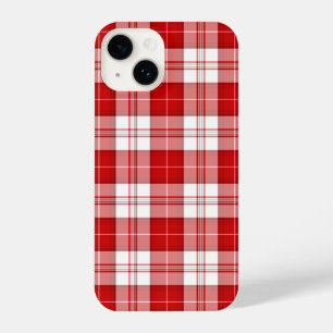 Funda Para iPhone 14 Menzis tartán platillos rojos