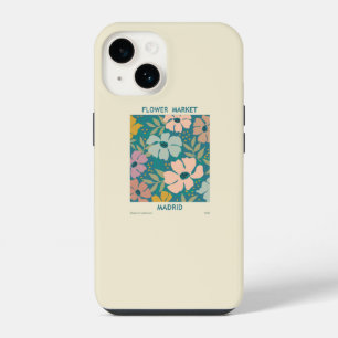 Funda Para iPhone 14 Mercado de Flores Madrid Imprimir