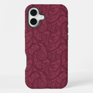 Funda Para iPhone 16 Plus Merlot Paisley