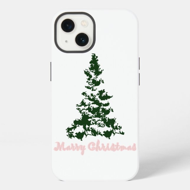 Funda Para iPhone Merry christmas (Reverso )