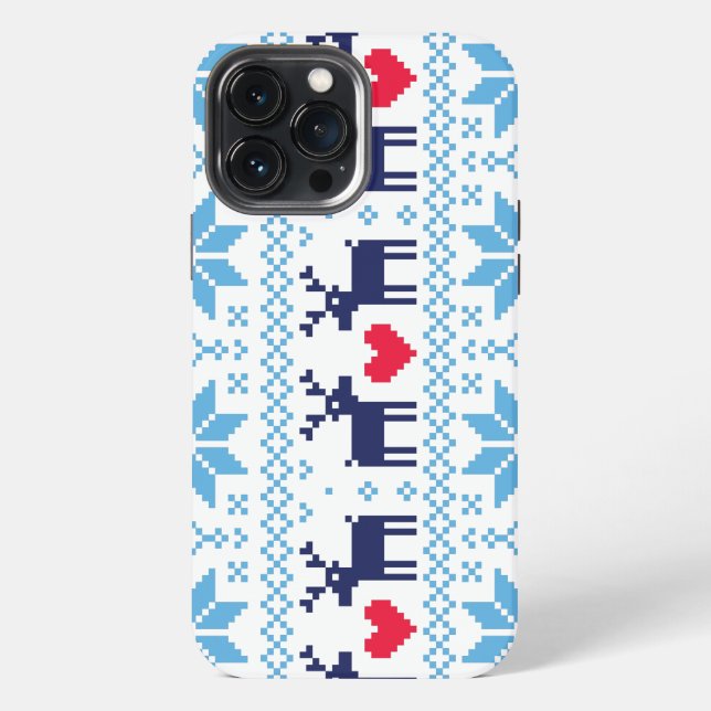 Funda Para iPhone Merry Christmas pattern 2 (Reverso )