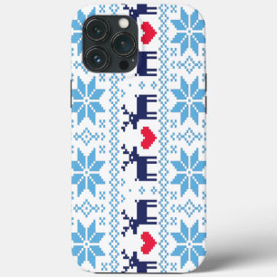 Funda Para iPhone 13 Pro Max Merry Christmas pattern 2