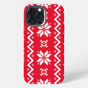 Funda Para iPhone 13 Pro Max Merry Christmas pattern 4