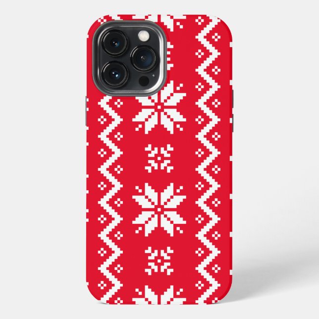 Funda Para iPhone Merry Christmas pattern 4 (Reverso )