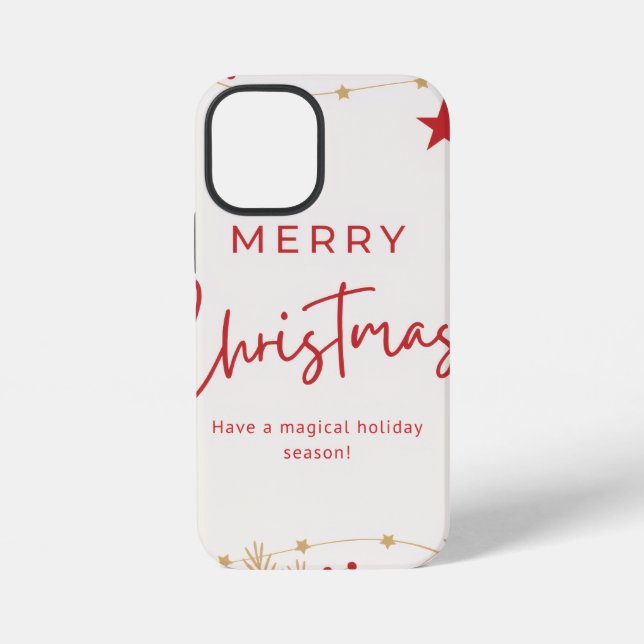 Funda Para iPhone Merry Chritmas (Reverso )