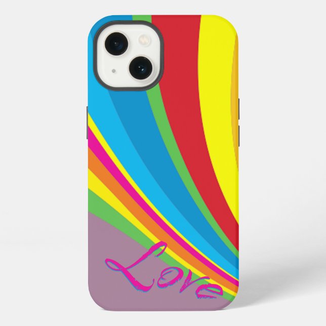 Funda Para iPhone Mes del Orgullo - Amor Arcoíris (Reverso )