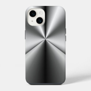Funda Para iPhone 14 Metal Cepillado Tuck y Roll