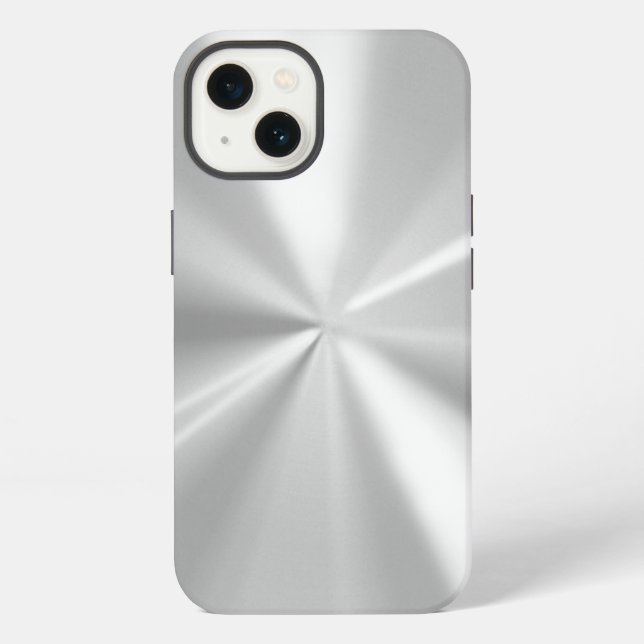 Funda Para iPhone Metal: Cromo (Reverso )