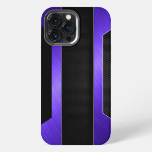 Funda Para iPhone 13 Pro Max Metal Morado Elegante