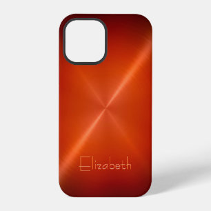 Funda Para iPhone 12 Pro Metalizado Radial Brillante y Genial Acero