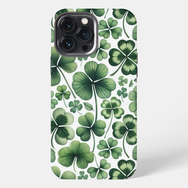 Funda Para iPhone Mezcla de Trébol (Reverso )