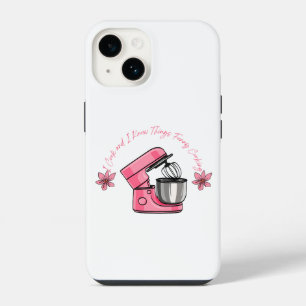 Funda Para iPhone 14 Mezclador Rosa Divertido Cocina Cita Arte de Repos