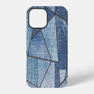 Funda Para iPhone 12 Mezclilla urbana: diseño de parches deteriorados