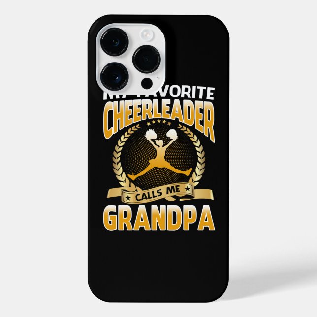 Funda Para iPhone Mi animadora favorita me llama "Abuelo". (Reverso)