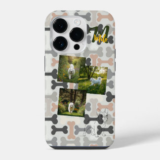 Funda Para iPhone 14 Pro Mi equipo Furry: estuche Personalizado Perro iPhon