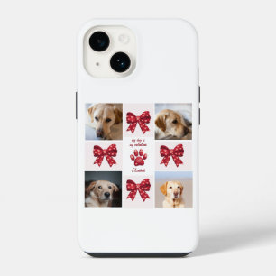 Funda Para iPhone 14 Mi perro es mi lazo de San Valentín 4 Fotos