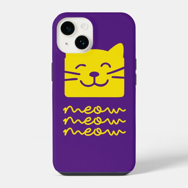 Funda Para iPhone Miau Miau (Reverso )