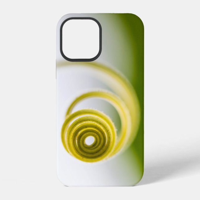 Funda Para iPhone Microfotografía de tallo de planta (Reverso )