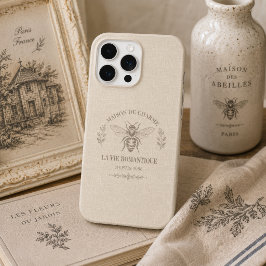 Miel beige abeja francés campo vintage rústico