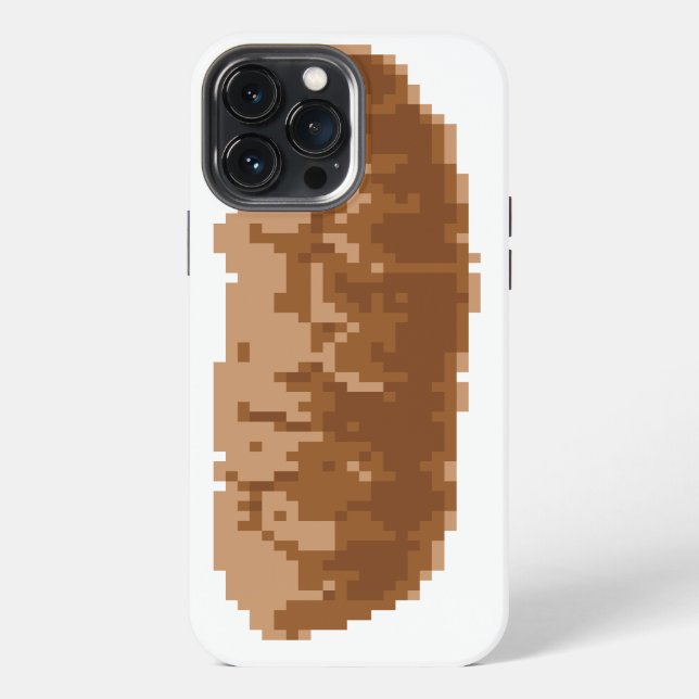 Funda Para iPhone Mierda de Pixel de 8 Bits (Reverso )