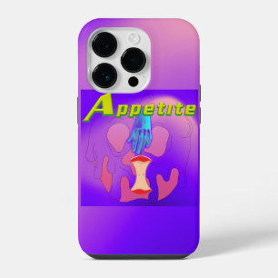 Funda Para iPhone 14 Pro Mikitiez calavera roja manzana tóxica vegana veran