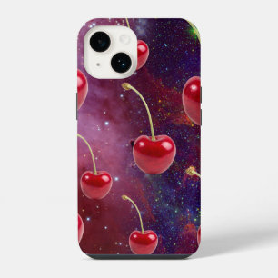Funda Para iPhone 14 Mikitiez rojo alegre galaxia vegana 