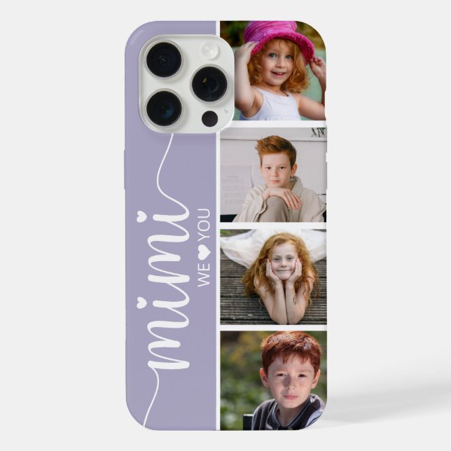 Funda Para iPhone Mimi 4 Foto (Reverso )